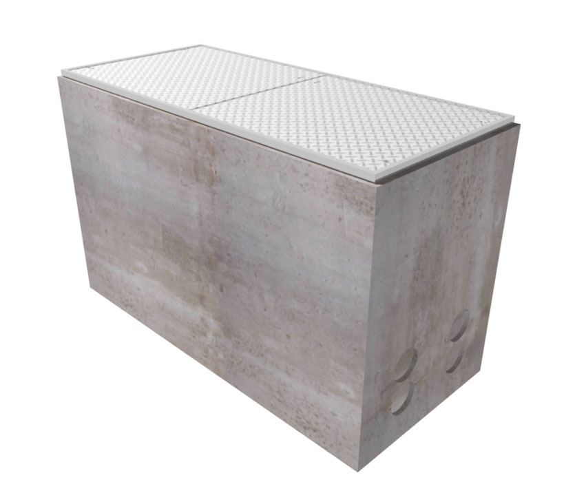 3'-1"x6'-7" Communications Vault