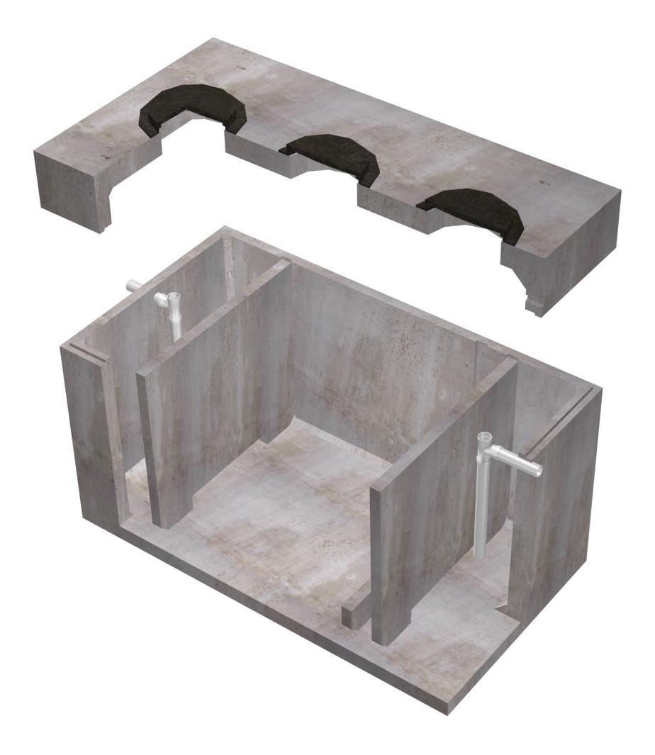 612-SA-3000 Oil/Water Separator 3,000 Gal. - Image 2