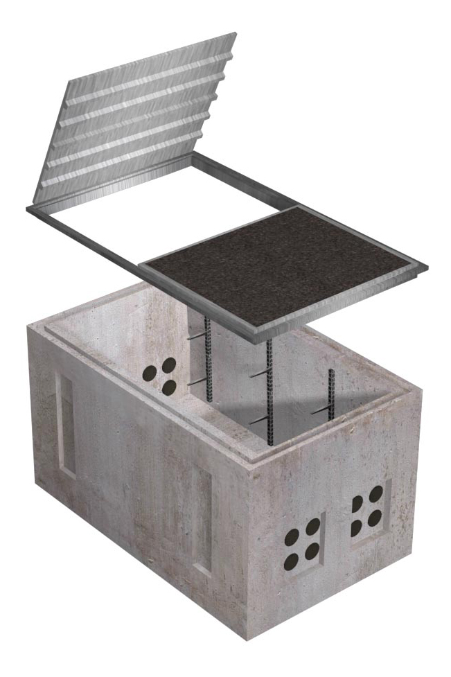 3' X 5' UTILITY VAULT - FRESNO ITS - Image 2