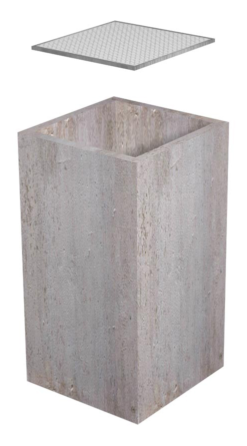 3' X 3' UTILITY VAULT - STANDARD - Image 2