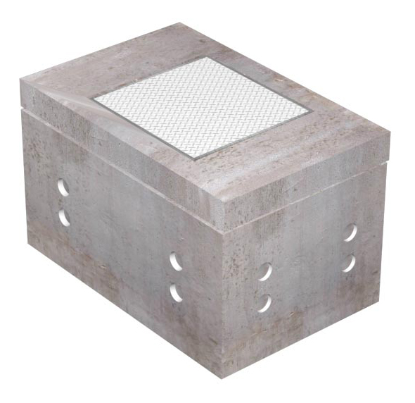 3'-6" X 5'-6" UTILITY VAULT - STANDARD