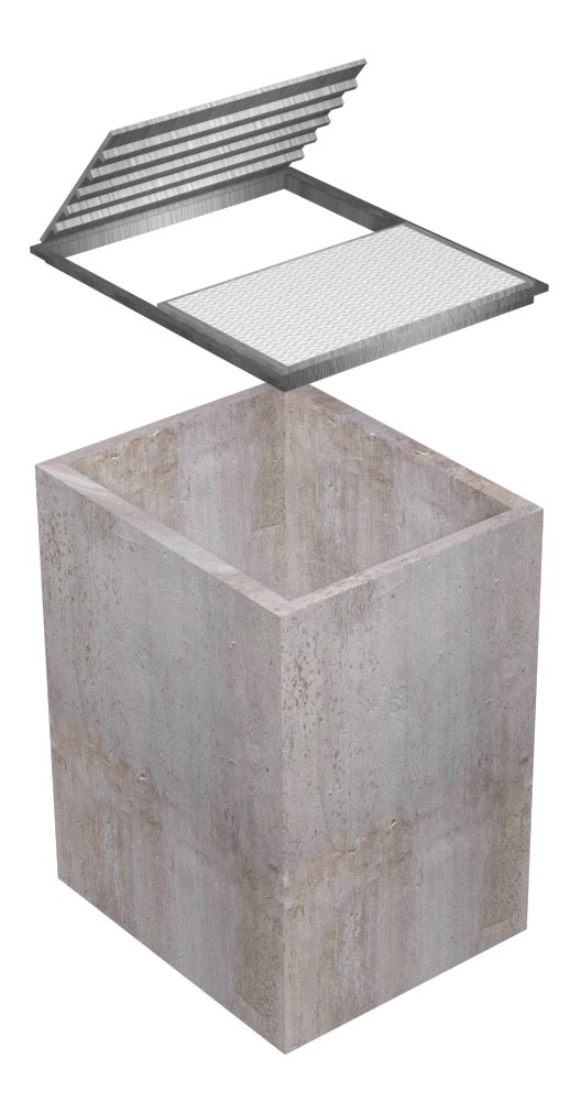 4' X 4' UTILITY VAULT - STANDARD - Image 2