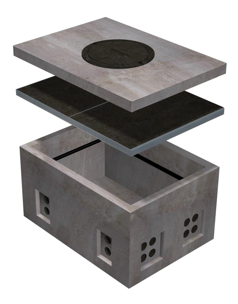 3'-6" X 5'-6" SECONDARY SPLICE BOX - SANTA CLARA - Image 2