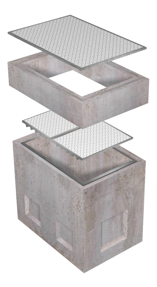 3'-6" X 5'-6" UTILITY VAULT - S.M.U.D. - Image 2