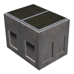 4' X 6'-6" UTILITY VAULT - ROSEVILLE ELECTRIC