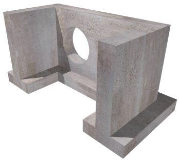 PIPE CULVERT HEADWALLS - "L" SHAPED