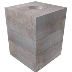 Three Piece Utility Vault-Slab-Riser & Lid
