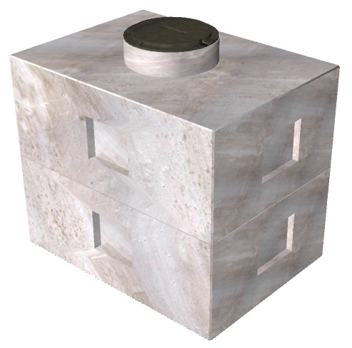 5'x7'-6" Electrical Vault w/MH