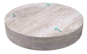 48" Dia. Top & Bottom Slabs - Image 2