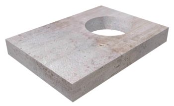 5'-4"x3'-10" Top Slab w/24" Dia. Opening