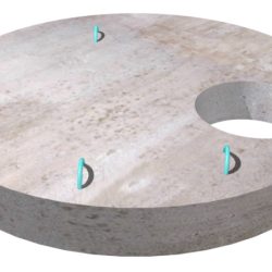 96" Dia. Top & Bottom Slabs