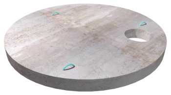 120" Dia. Top & Bottom Slabs
