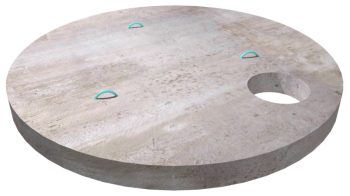 144" Dia. Top & Bottom Slabs