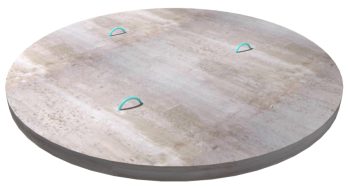 144" Dia. Top & Bottom Slabs - Image 2