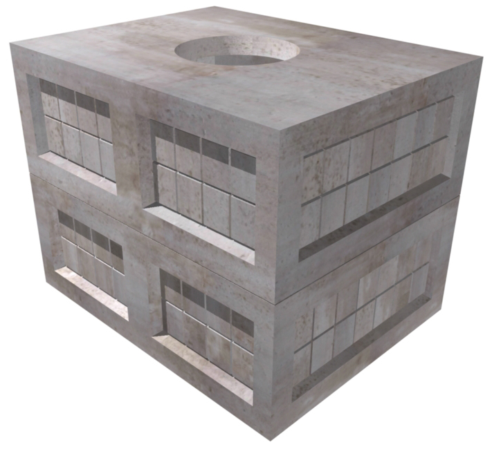 6'x8'x7' Utility Vault