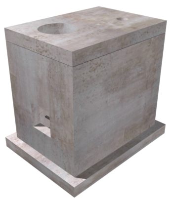 Water Meter Vault-DT-201 Lawn