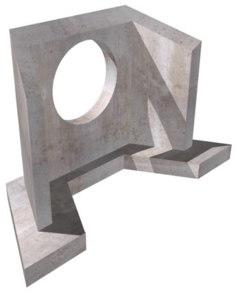 12"-42" Wing Wall with Footing For RCP
