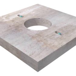 Concrete Base Slab w/ 24" Dia. Sump Hole