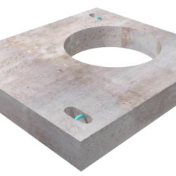 Top Slab w/30" Dia. MH Access on 54" Side