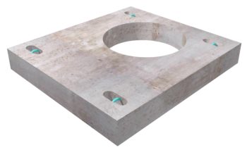 Top Slab w/30" Dia. MH Access on 54" Side