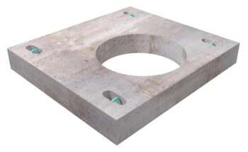 Top Slab w/30" Dia. MH Access on 60" Side