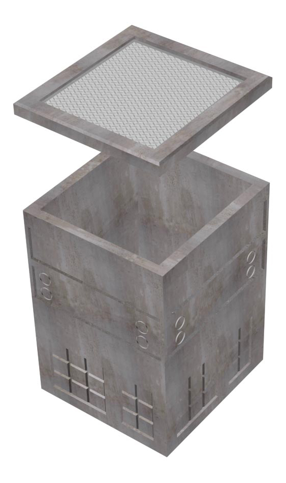 446-LA Vault 3'-6" x 3'-6"