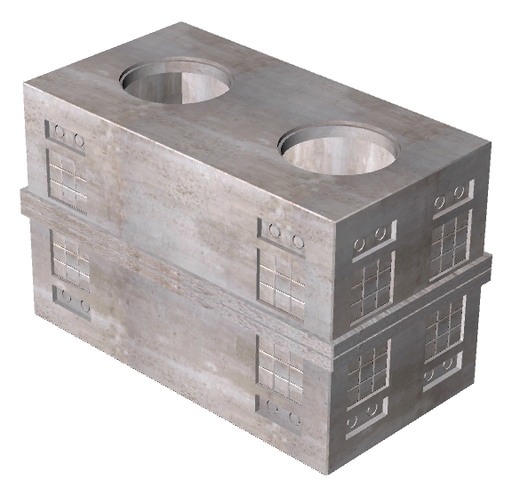 712-LA Vault 7' x 12'