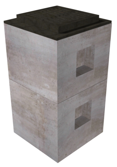 2'x2' Catch Basin w/Riser Section