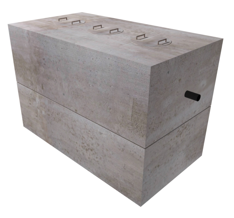 5'x10' Septic Tank 2000 Gal.