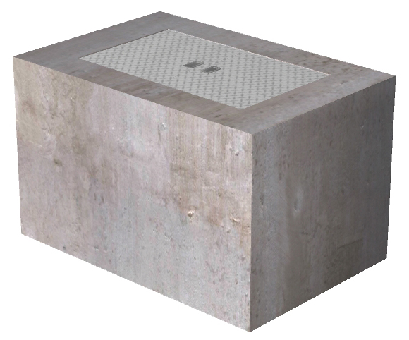 3'-2"x4'-6"x4'-6" Handhole-Heavy Duty-New England Electric System