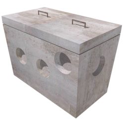 5-Outlet Distribution Box w/ Baffle