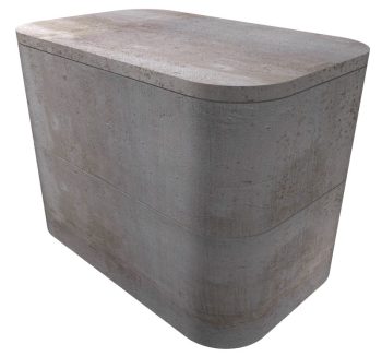 Rounded Corner Utility Vault