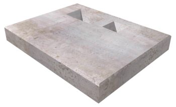 Transformer Pad w/15"x25"-12" Openings