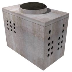 4'x8' Vivid Communications Vault