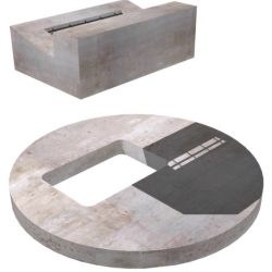 72" Diameter Round Curb Inlet Top Slab