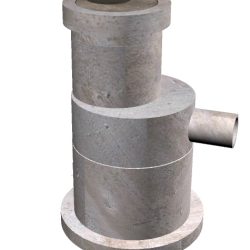 96" Dia. Manhole w/8'0"-4'0" Eccentric Reducing Slab