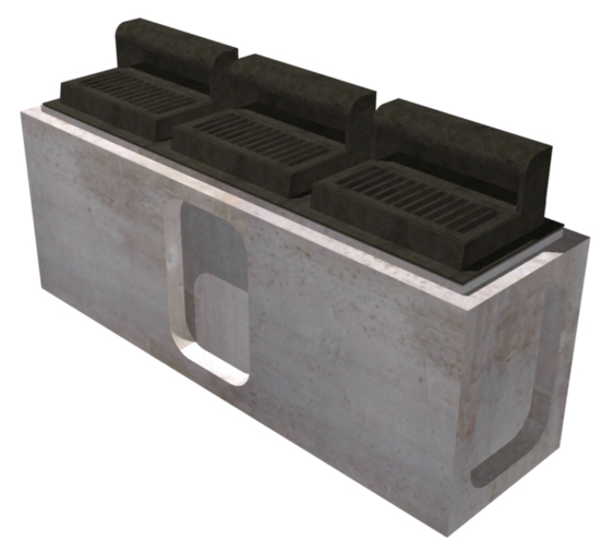 2'x9' Triple Inlet Catch Basin