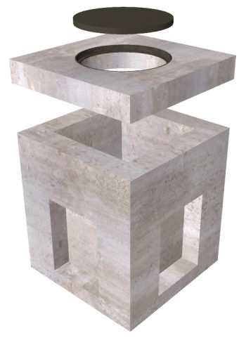 2'x2'x2' Electrical Pull Box - Image 2