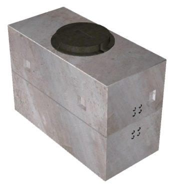 12’x6’x7′ Communications Vault-48AATT