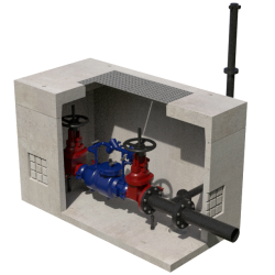 5106-WA-Fire Service Vault - 8" & 10" Backflow Device