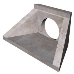 10'-0"x4'-8" Headwall-Winged