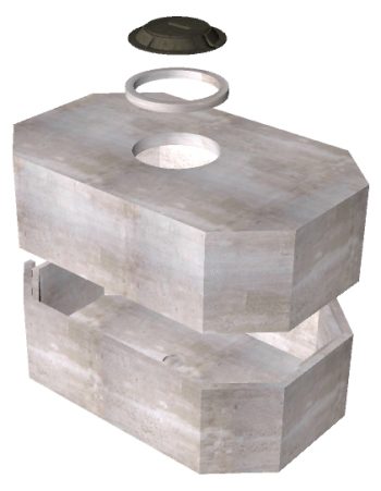23'-10"x15'-10" Electrical Vault-2 Way - Image 2