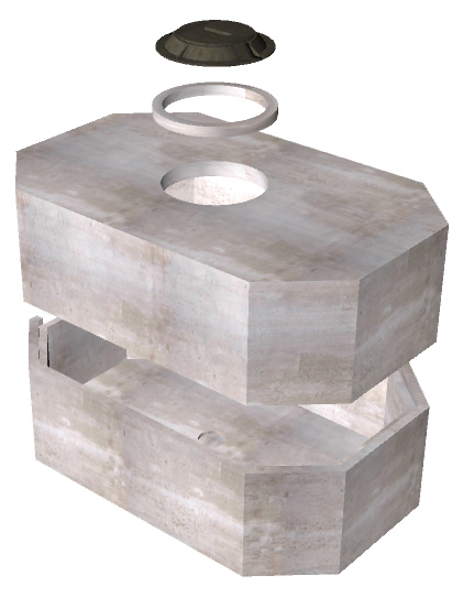 23'-10"x15'-10" Electrical Vault-2 Way - Image 2