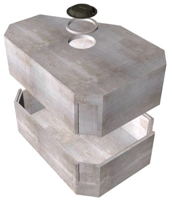 10'-9"x8'-9" Electrical Vault-3 Way - Image 2