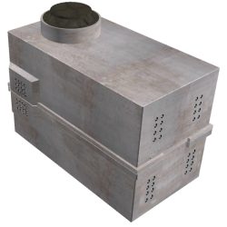 12'x6' Electrical Vault-T-Splayed