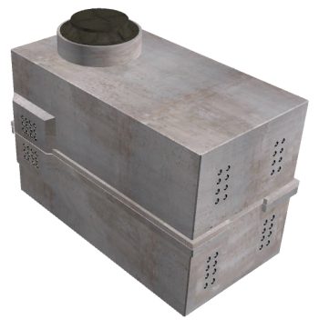 12'x6' Electrical Vault-T-Splayed