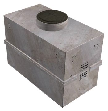 12’x6’x7′ Communications Vault-612AATT