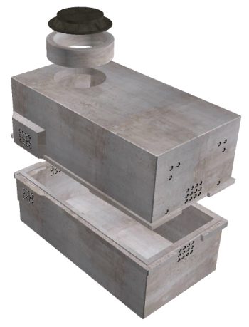 12’x6’x7′ Communications Vault-TATT - Image 2