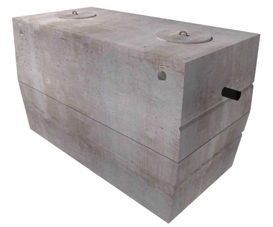 Grease Trap-1000 Gal.-Non-Traffic Rated