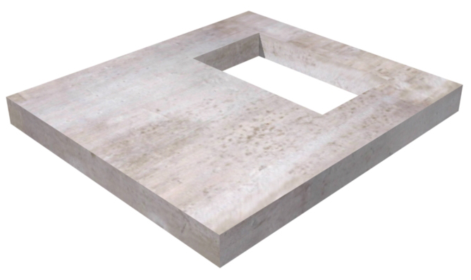 3'-4"x3'-9" Equipment Pad-TECO